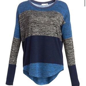 Rag & Bone Hudson Stripe Long Sleeve Knit Top Size XS $165.00